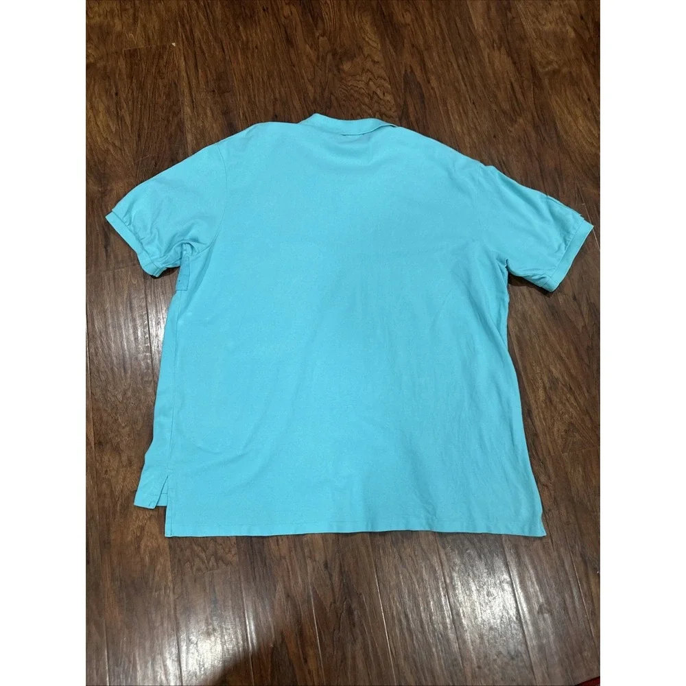 Polo Ralph Lauren Shirt Mens Blue Big Pony Country Jockey Club 3XB